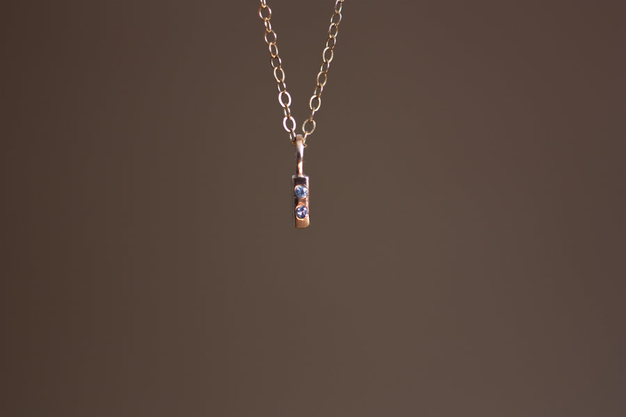 Elegant 14k Gold Pendant | Aries Necklace for Layering in Jasper
