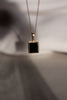 Onyx gold necklace 